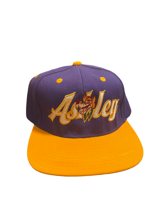 ASHLEY “WOLVES” VINTAGE SNAPBACK TWO-TONE